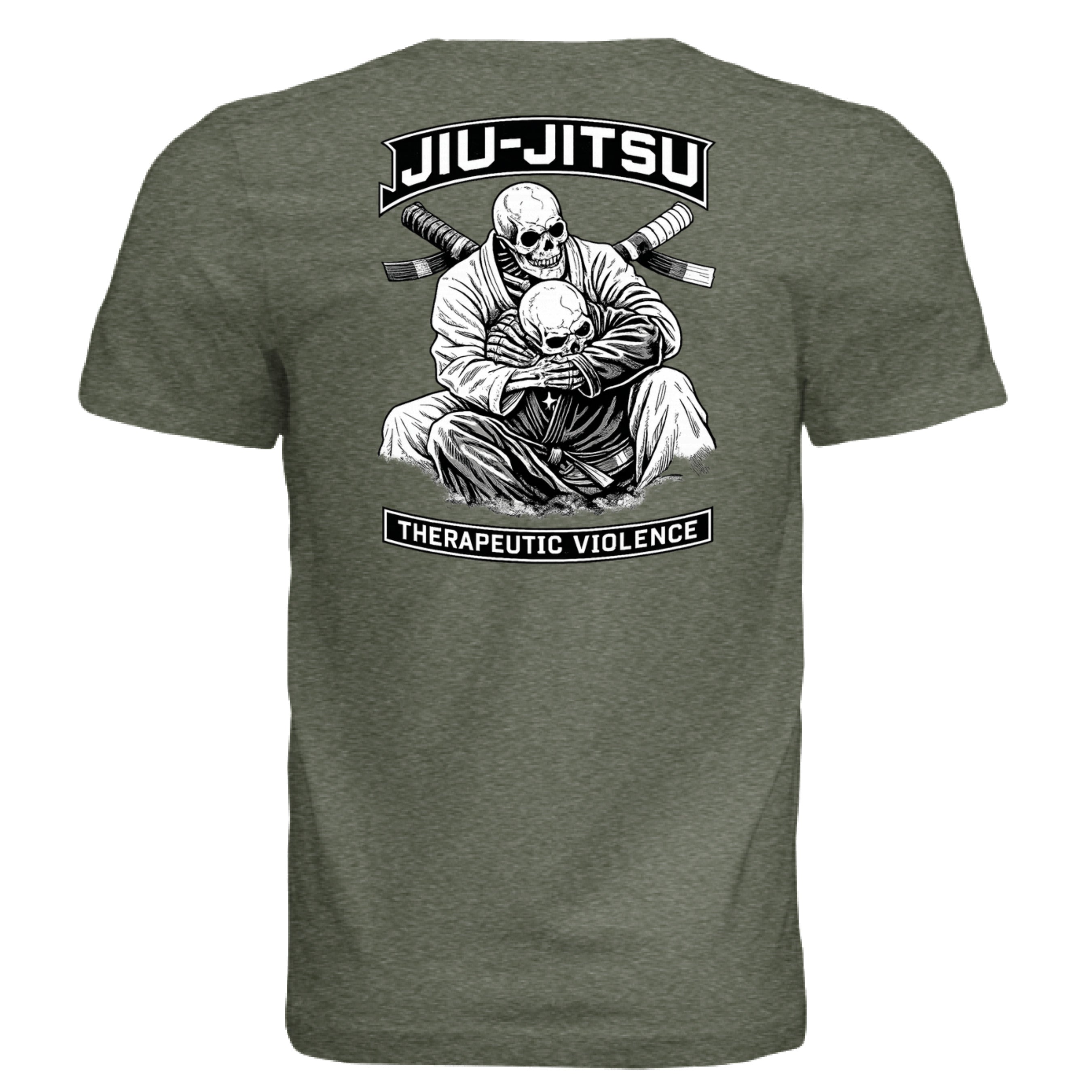 Military Green Triblend - BACK