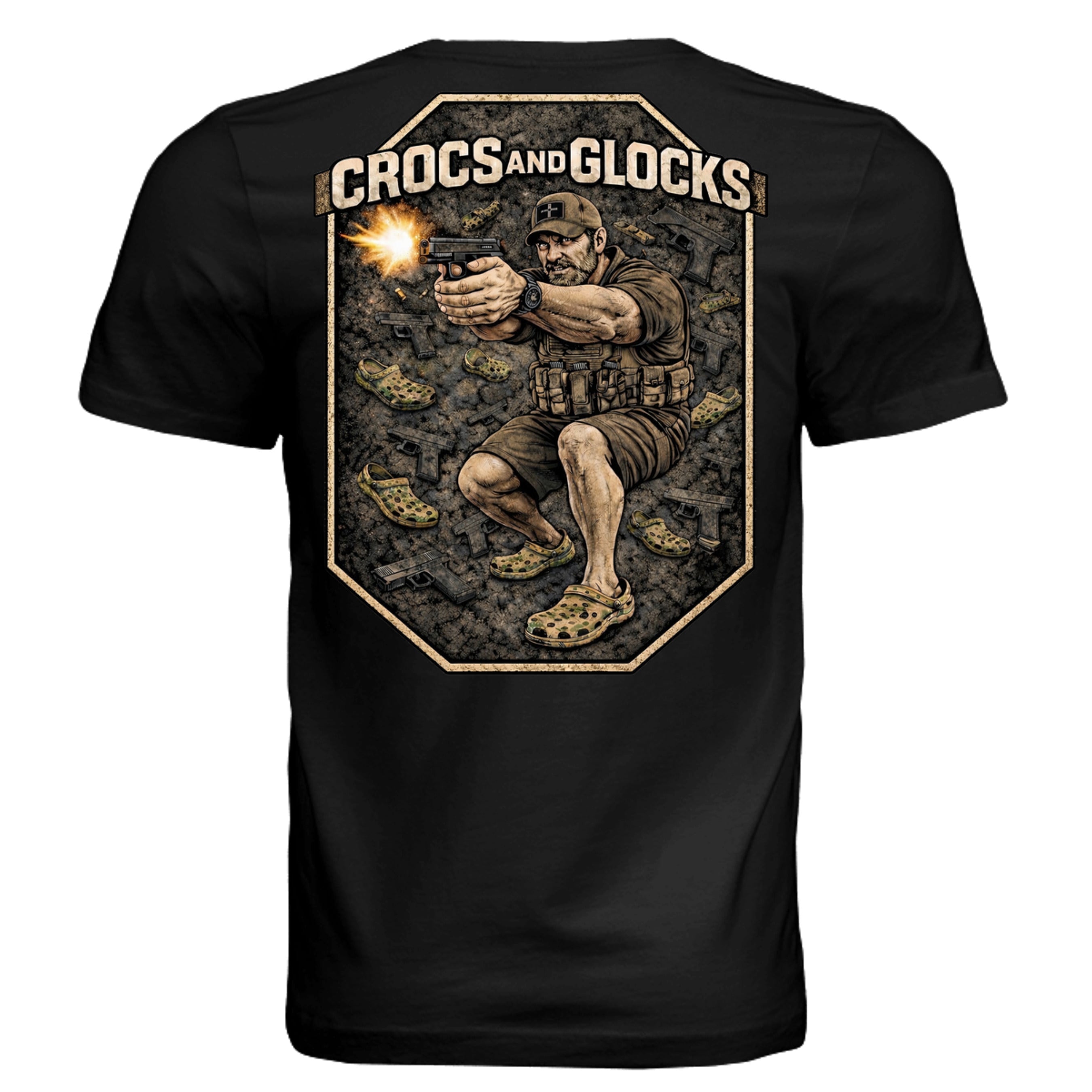 SLD BLK TRIBLEND - 3413C - BACK